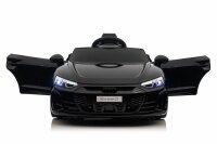 Kinderfahrzeug - Elektro Auto "Audi RS E-Tron" - lizenziert - 12V7AH Akku und 4 Motoren- 2,4Ghz + MP3 + Leder + EVA-Schwarz