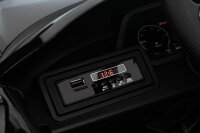 Kinderfahrzeug - Elektro Auto "Audi RS E-Tron" - lizenziert - 12V7AH Akku und 4 Motoren- 2,4Ghz + MP3 + Leder + EVA-Schwarz