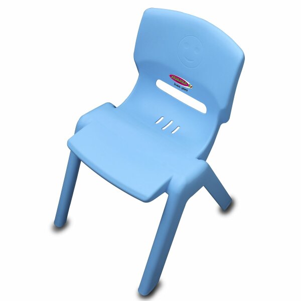 Kinderstuhl Smiley bis 100 KG blau