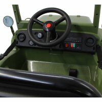 Ride-on Jeep Willys MB Army grün 12V