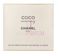 Chanel Coco Mademoiselle Geschenkset Eau de Parfum 50ml/Le Vernis #111 Ballerina 13ml/Rouge Coco Baume Dreamy White 3g/Pouch