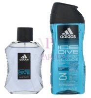Adidas Ice Dive Geschenkset Eau de Toilette 100ml/Shower...
