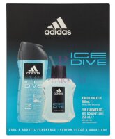 Adidas Ice Dive Geschenkset Eau de Toilette 100ml/Shower Gel 250ml