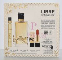 YSL Libre Geschenkset Eau de Parfum 90ml/Edp Travel Spray 10ml/Mini Rouge Lipstick Shade Nude Muse 1,3gr