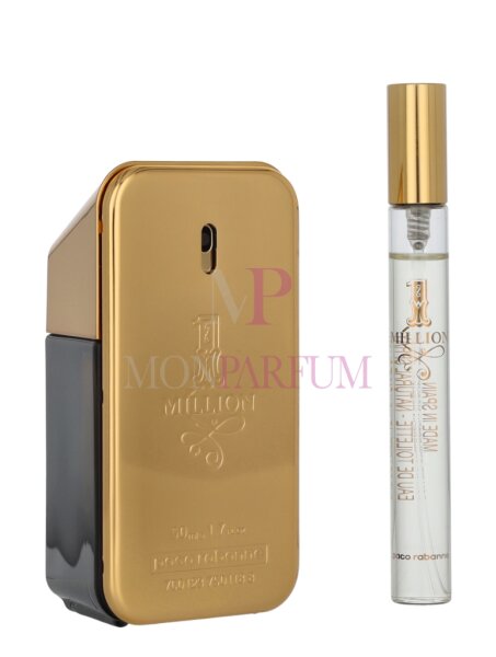 Paco Rabanne 1 Million Geschenkset Eau de Toilette 50ml/Edt Travel Spray 10ml