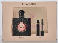 YSL Black Opium Geschenkset Eau de Parfum 50ml/#01 Mini Lash Clash 2ml/Pouch