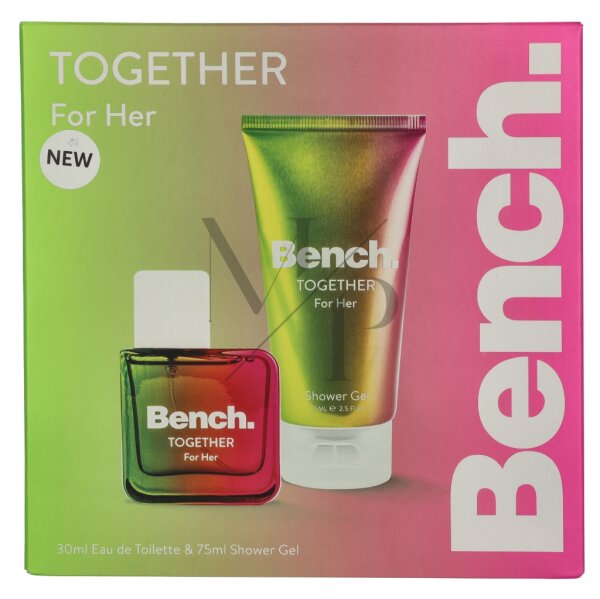 Bench Together For Her Geschenkset Eau de Toilette 30ml/Shower Gel 75ml