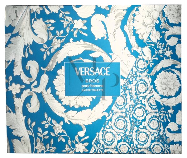 Versace Eros Pour Homme Geschenkset Eau de Toilette 50ml/Bath & Shower Gel 50ml/Aftershave Balm 50ml