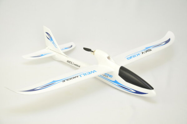 RC 3 Kanal Flugzeug "WL Toys F959" Elektro Glider - 2,4 GHZ - RTF -Blau
