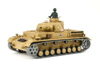 RC Panzer "Kampfwagen IV Ausf.F-1" Heng Long 1:16 Grau mit R&S+Metallgetriebe+Metallketten +2,4Ghz -PRO