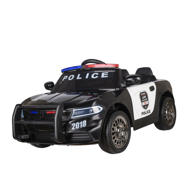 Kinderfahrzeug - Elektro Auto "Polizei Design -66" - 12V7AH Akku,2 Motoren- 2,4Ghz Fernsteuerung, MP3