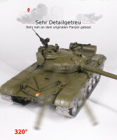 RC Panzer "Russicher T-72" Heng Long 1:16 mit Rauch&Sound und Stahlgetriebe -2,4Ghz V 7.0 - PRO