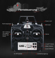 RC Panzer "Russicher T-72" Heng Long 1:16 mit Rauch&Sound und Stahlgetriebe -2,4Ghz V 7.0 - PRO