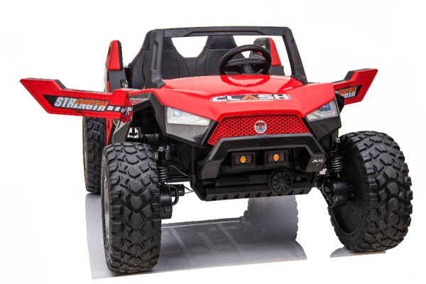 Kinderfahrzeug - Elektro Auto "Buggy 928" - 2x 12V7A Akku,4x75W Motoren- 2,4Ghz, Allrad+2 Sitzer+Ledersitz+EVA