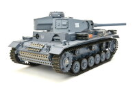 RC Panzer "Kampfwagen III" 1:16 Heng Long -Rauch&Sound - mit Stahlgetriebe und 2,4Ghz Fernsteuerung - V7.0 - Pro
