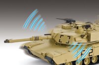 RC Panzer "M1A2 Abrams" 1:16 Heng Long -Rauch&Sound, Stahlgetriebe, Metallketten, 2,4Ghz V7.0 - Upg-A