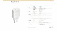 SOLUM, 1 Port Anschluss (25W) Quick Charger  Type-C...
