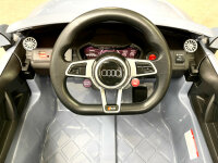 Kinderfahrzeug - Elektro Auto "Audi TTRS" - lizenziert - 12V7A Akku und 2 Motoren- 2,4Ght+MP3+EVA+Leder-Grau