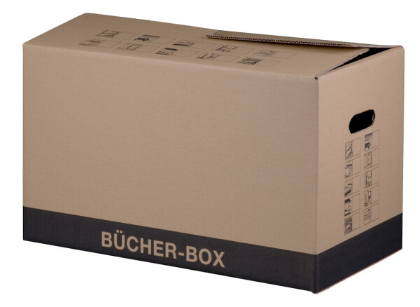 CARGO-BOX B BÜCHERBOX einzeln, 150 Stck./Pal., 560x293x330 1.30c KLS N7  585x300x350