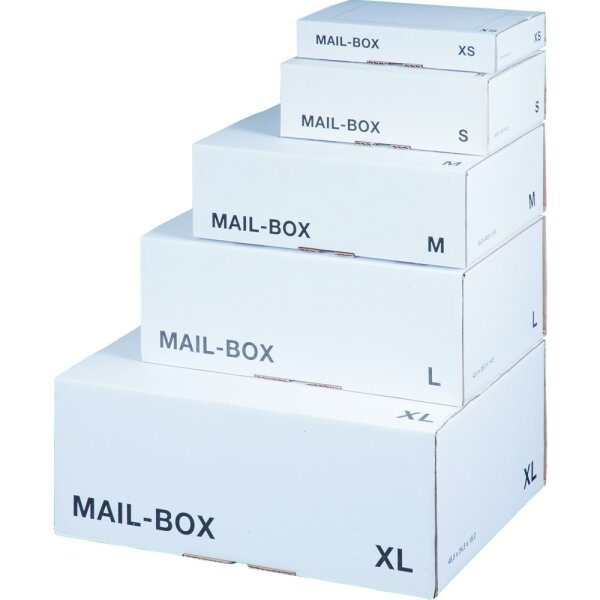 Mail-Box M, weiß, 331x241, 20 Stück 1.20b   336x251x110